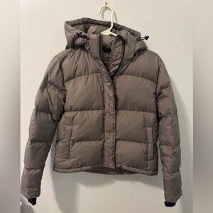 Quince Responsible Down Cropped Puffer Jacket, Size XS